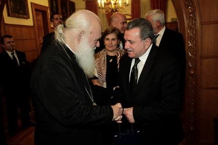 Θεόδωρος Γαλιατσάτος: «Γόνιμη και ουσιαστική η συνάντηση με τον Αρχιεπίσκοπο Αθηνών και πάσης Ελλάδος κ.κ. Ιερώνυμο»