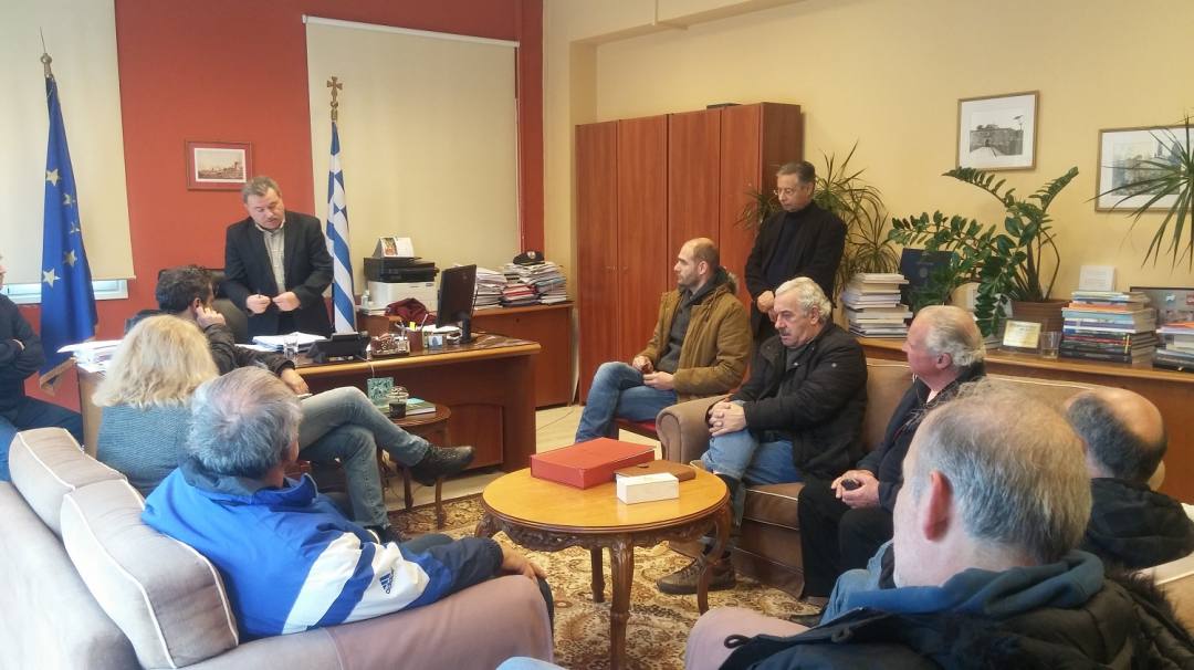 Συνάντηση Περιφερειάρχη Ιονίων Νήσων Θεόδωρου Γαλιατσάτου με εκπροσώπους της Ομοσπονδίας Αγροτικών Συλλόγων Κέρκυρας