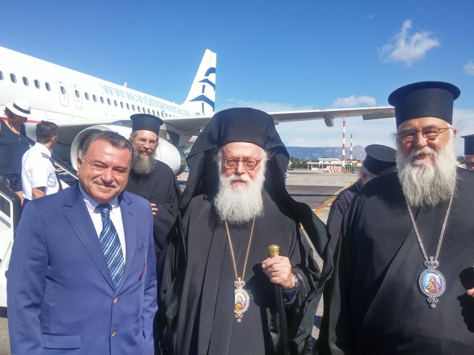 Στην Κέρκυρα βρίσκεται για το 1ο Διεθνές Συνέδριο «Αποδήμων και όπου γης Επτανησίων», ο Αρχιεπίσκοπος Τιράνων, Δυρραχίου και Πάσης Αλβανίας κ.κ. Αναστάσιος