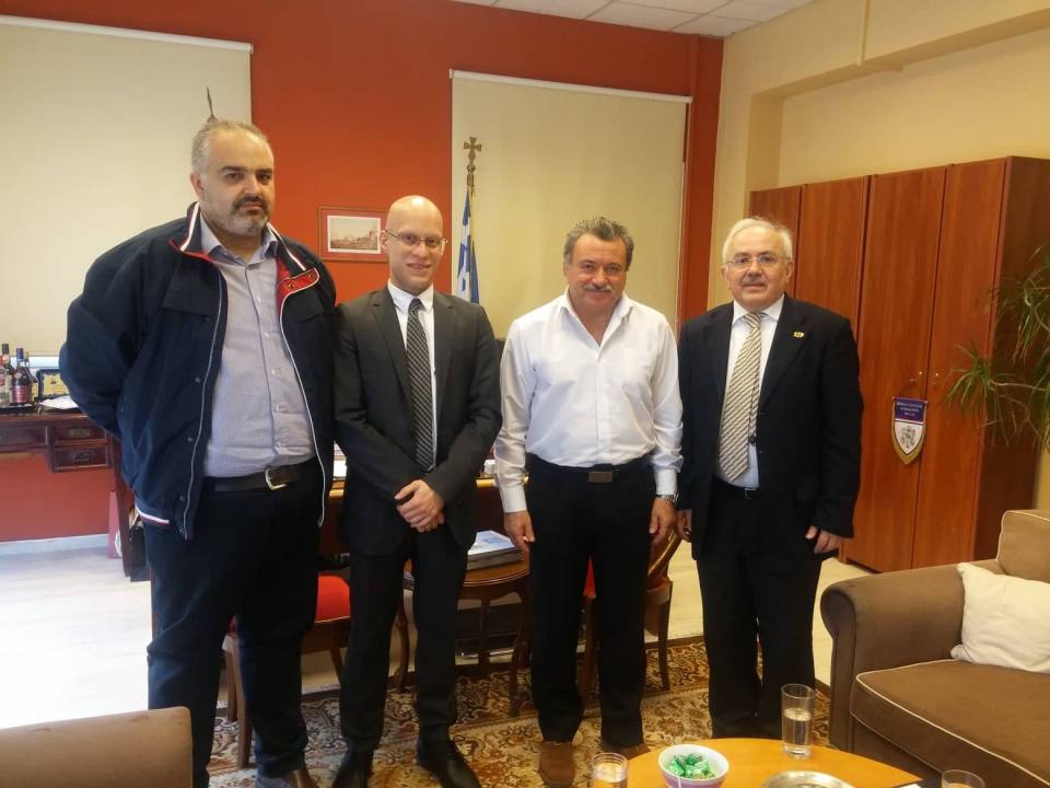 Με τον επιτετραμμένο της Γεωργιανής Πρεσβείας, στην Ελλάδα, Κον Giorgi, συναντήθηκε ο Περιφερειάρχης Ιονίων Νήσων Θεόδωρος Γαλιατσάτος