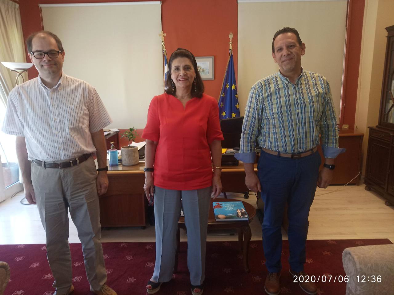 Με τον υποψήφιο πρύτανη, Καθηγητή Ανδρέα Φλώρο συναντήθηκε η Περιφερειάρχης Ιονίων Νήσων