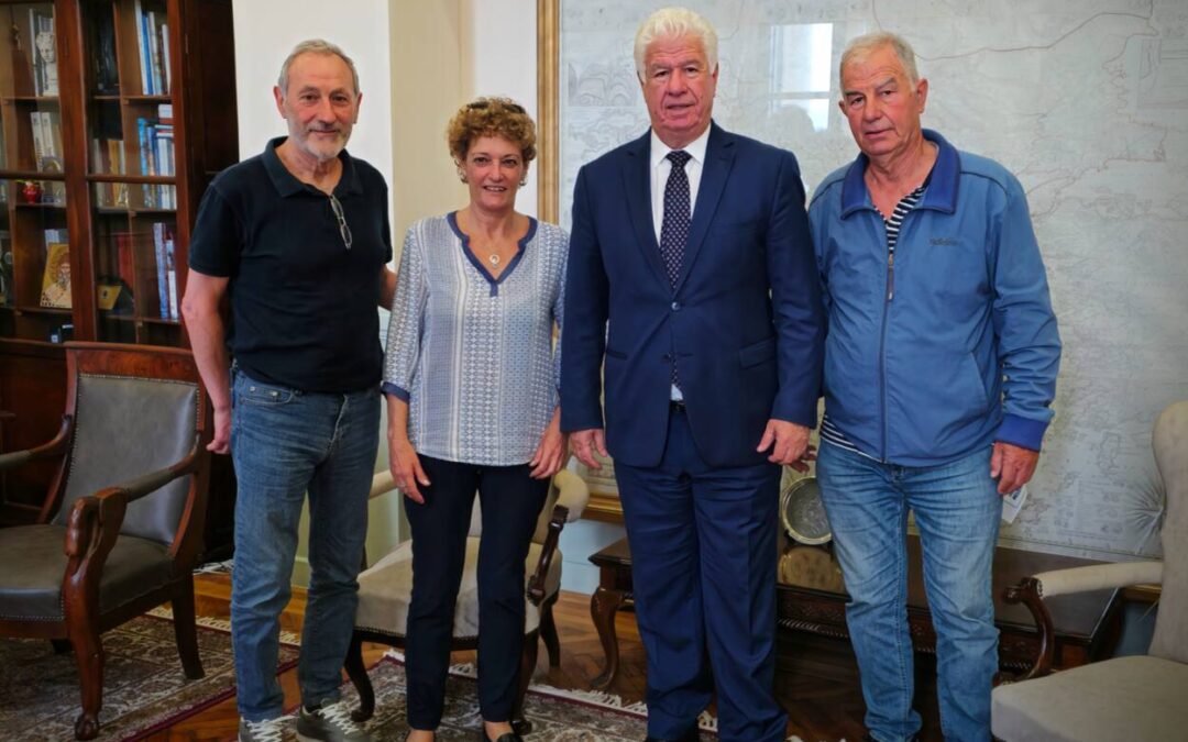 Συνάντηση του Περιφερειάρχη Ιονίων Νήσων, Γιάννη Τρεπεκλή, με αντιπροσωπεία της Τ.Ε. ΣΕΓΑΣ Κέρκυρας