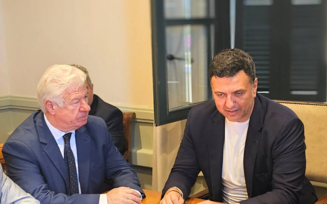 Επίσκεψη του Υπουργού Ναυτιλίας & Νησιωτικής Πολιτικής στην Κέρκυρα  –  Σύσκεψη με τον Περιφερειάρχη Ιονίων Νήσων και τους Δήμους της Π.Ε. Κέρκυρας