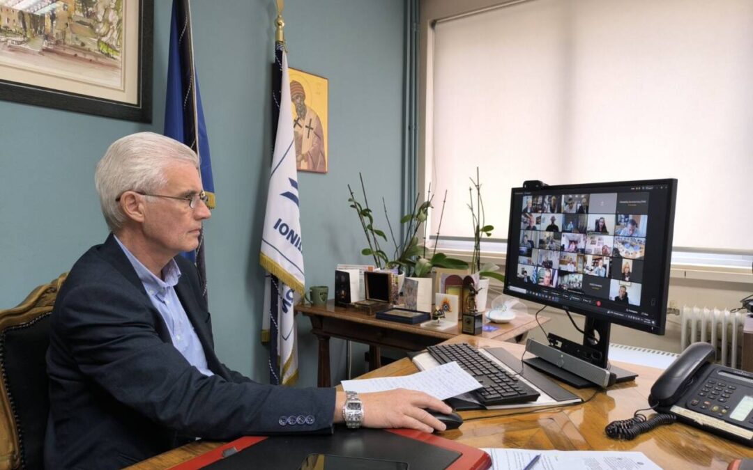 Διϋπουργική Σύσκεψη με συμμετοχή της Περιφέρειας Ιονίων Νήσων λόγω των έντονων καιρικών φαινομένων
