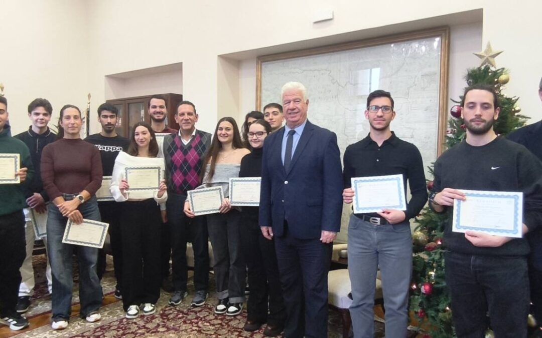 Ευχαριστήρια εκδήλωση της Περιφέρειας για την εθελοντική προσφορά φοιτητών του Ιονίου Πανεπιστημίου