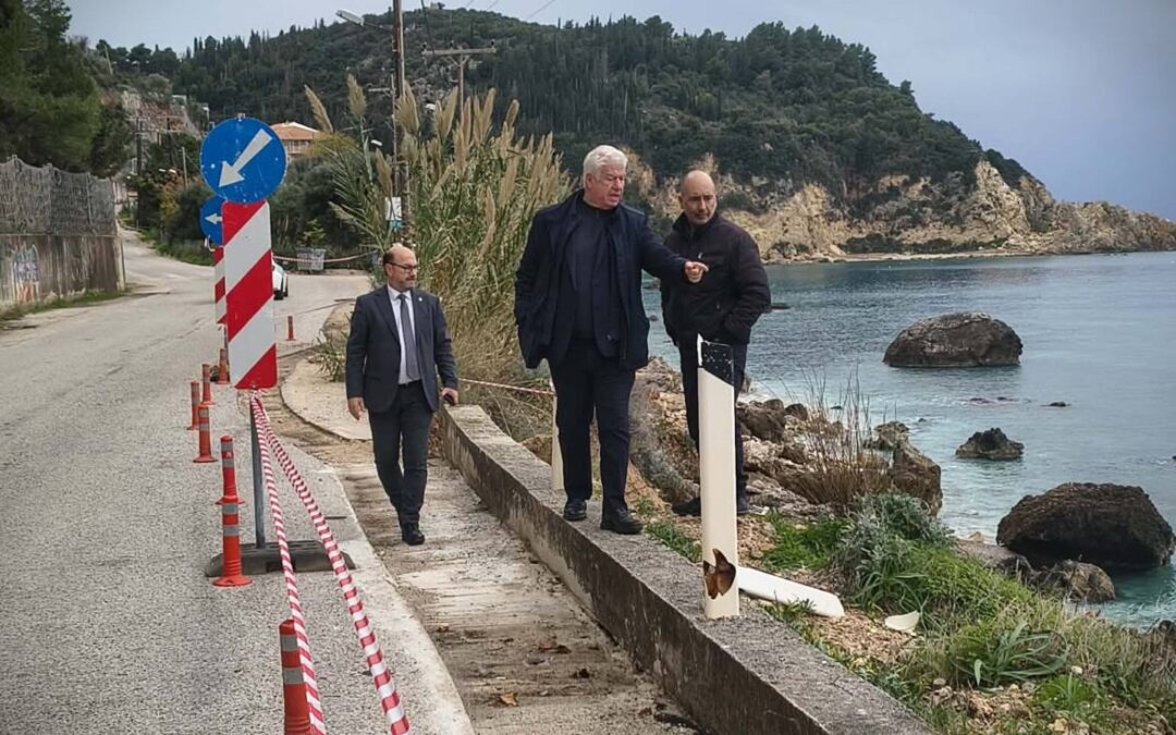 Τριήμερη επίσκεψη του Περιφερειάρχη Ιονίων Νήσων, Γιάννη Τρεπεκλή, στη Λευκάδα με αυτοψίες έργων και θεσμικές συναντήσεις